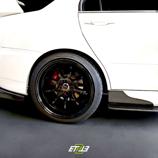 ETi Evolution 8/9 Carbon Fiber Side Skirt Add-On Spats