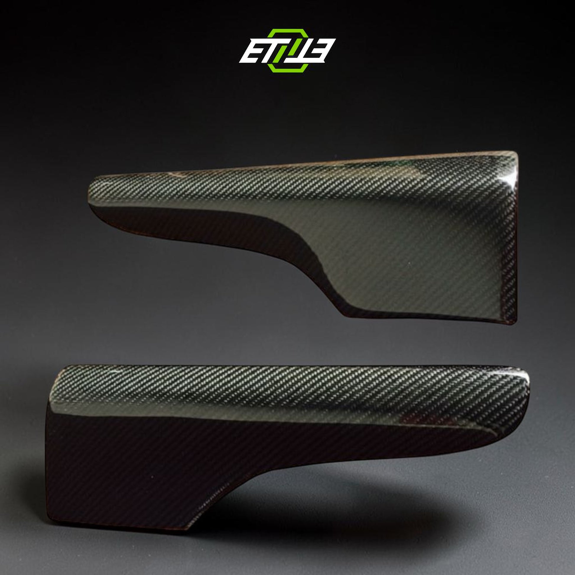 ETi Evolution 8/9 Carbon Fiber Side Skirt Add-On Spats | Shopifydevstudio
