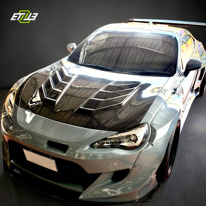 ETi GT86 Lambo Vented Style Carbon Fiber Hood
