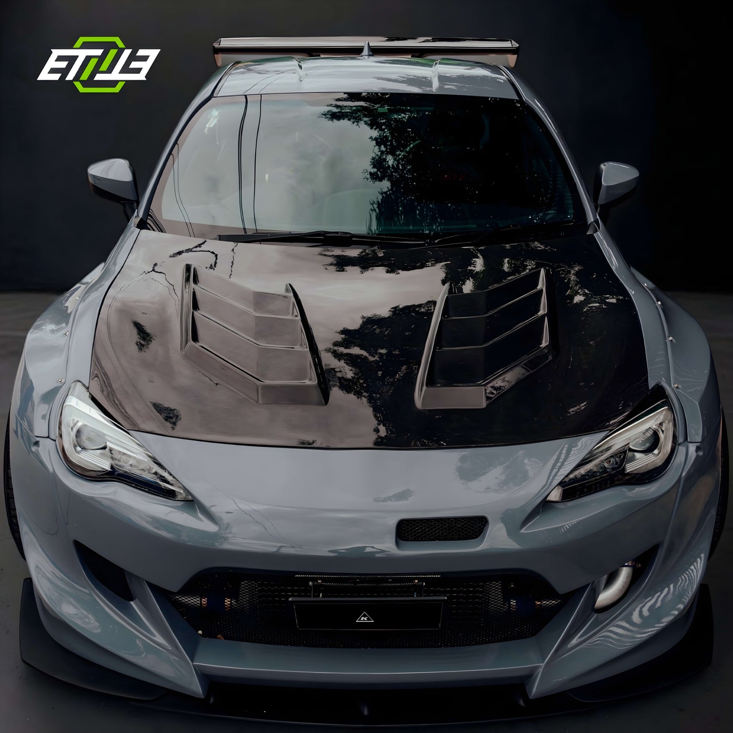 ETi GT86 Lambo Vented Style Carbon Fiber Hood