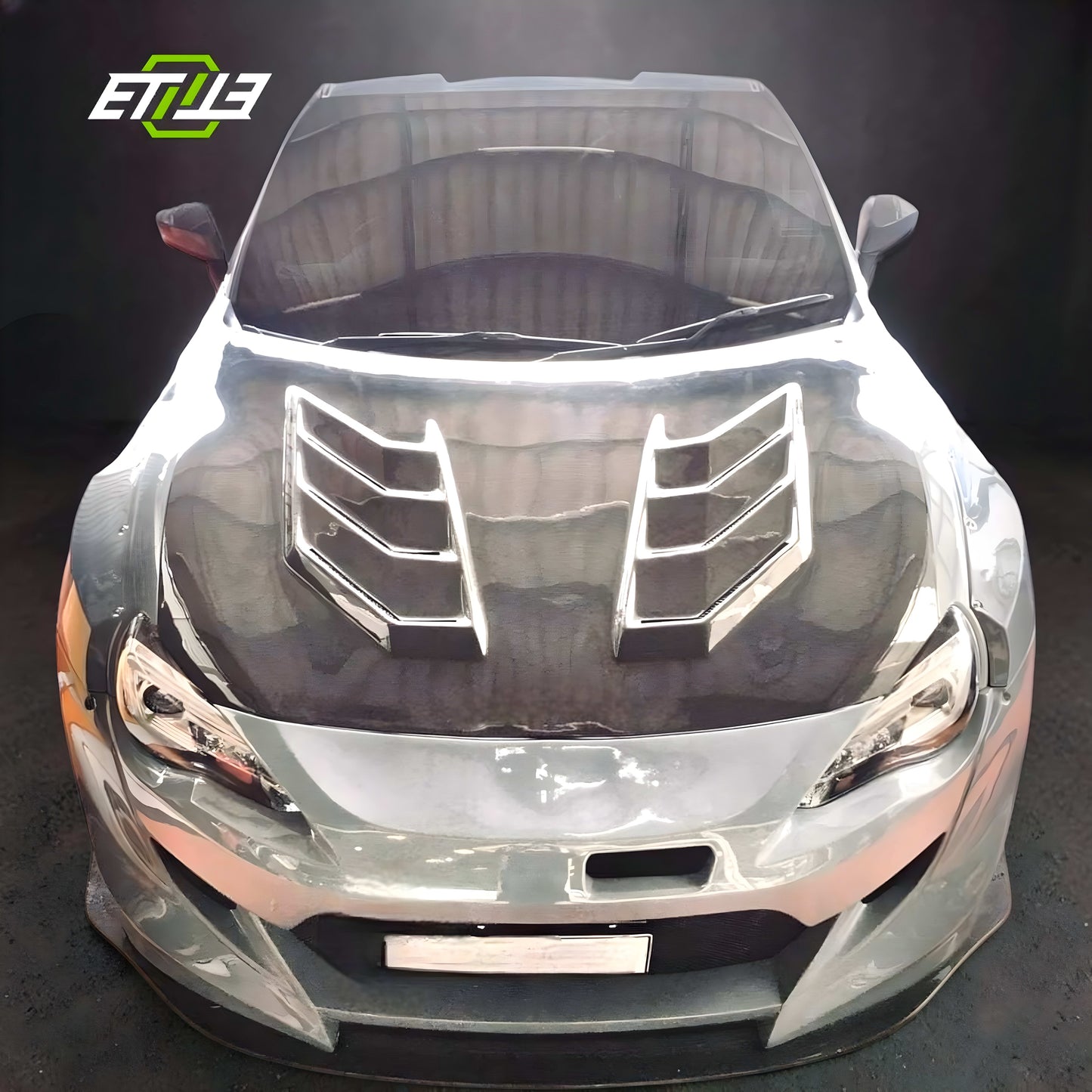 ETi GT86 Lambo Vented Style Carbon Fiber Hood