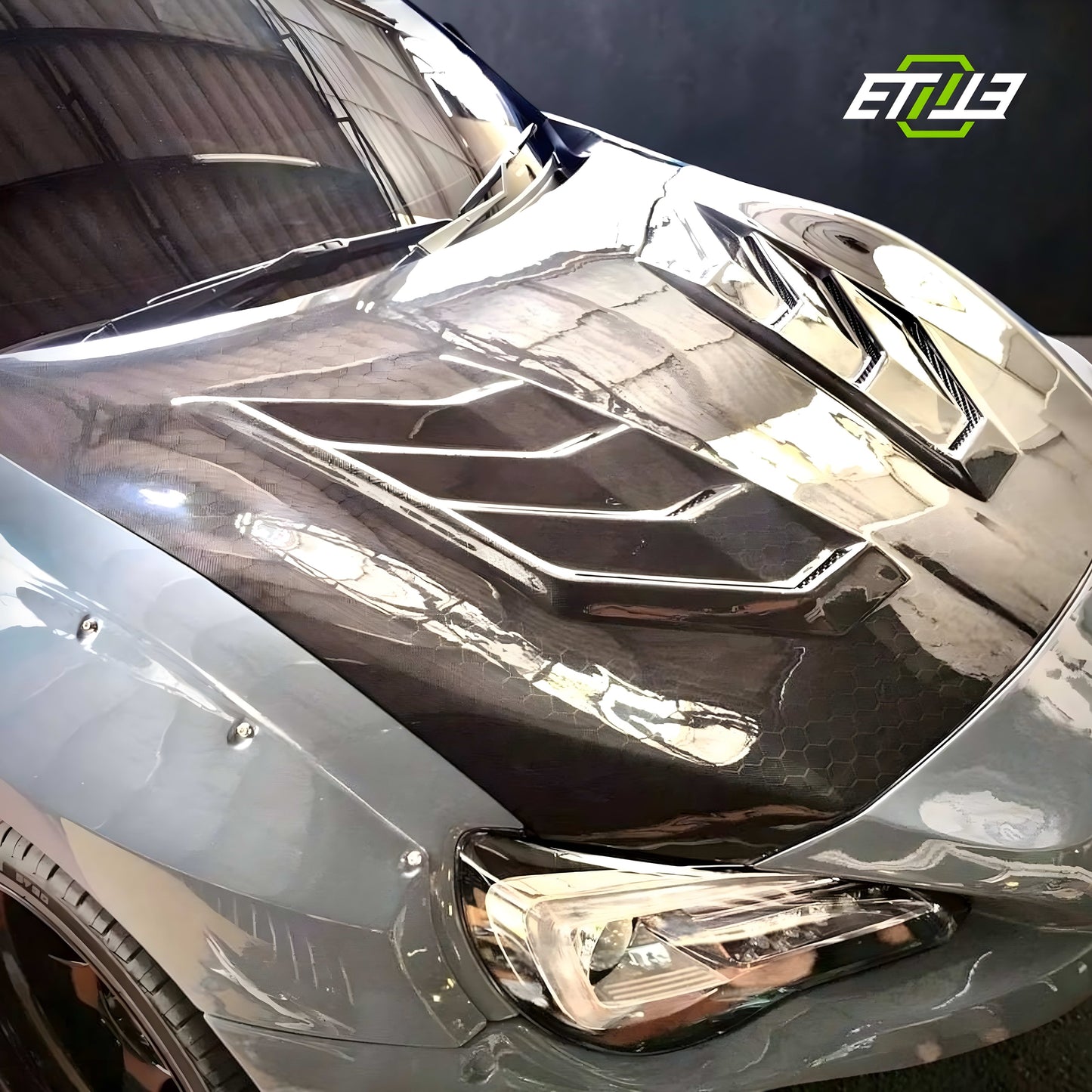 ETi GT86 Lambo Vented Style Carbon Fiber Hood