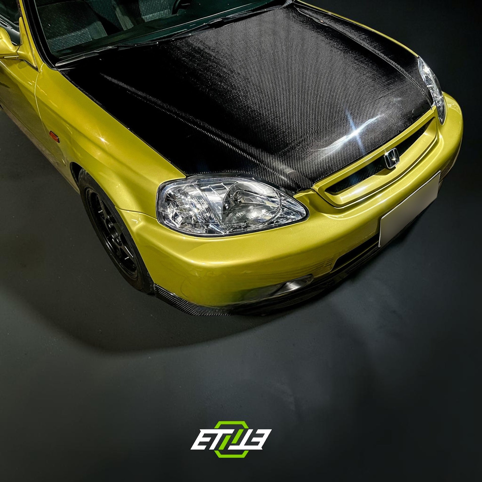 ETi Honda Civic EK99 OEM Carbon Fiber Hood | Shopifydevstudio