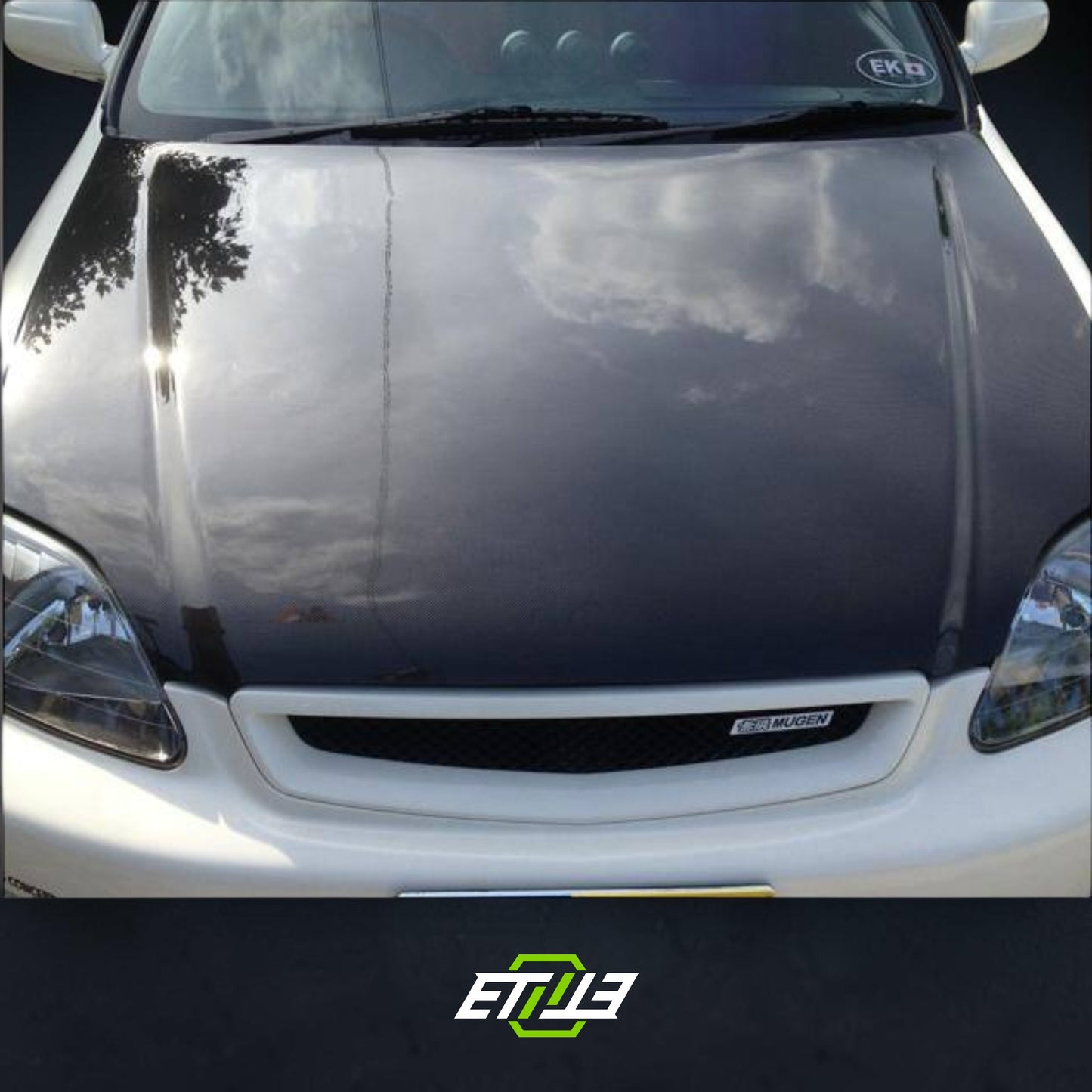 ETi Honda Civic EK99 OEM Carbon Fiber Hood | Shopifydevstudio