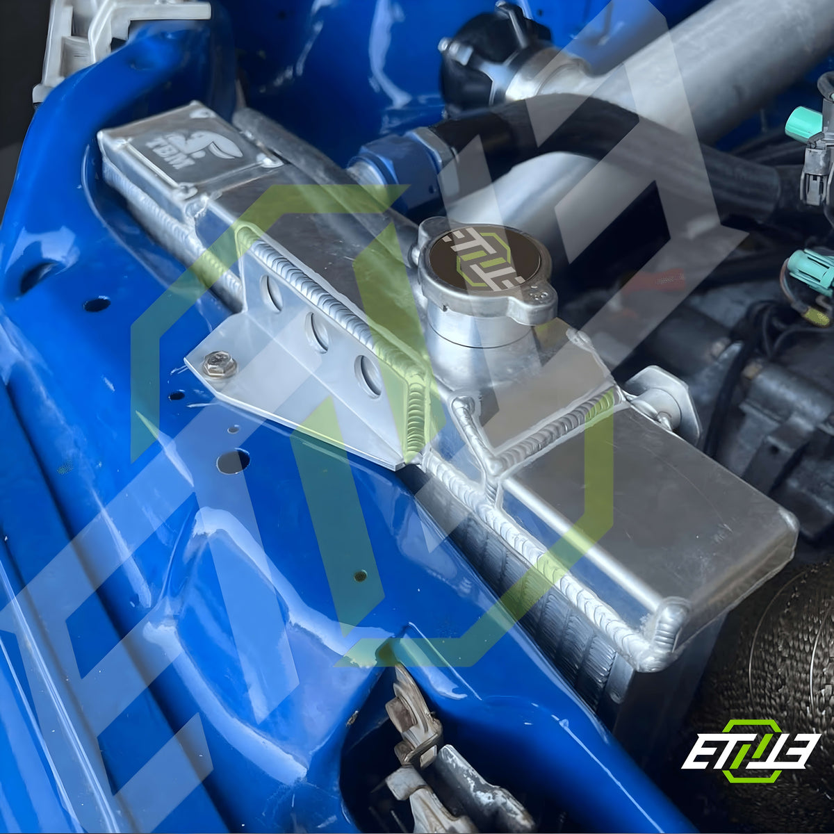 ETi Half-Size Aluminum Radiator – Honda Civic EG & EK (1992-2000)