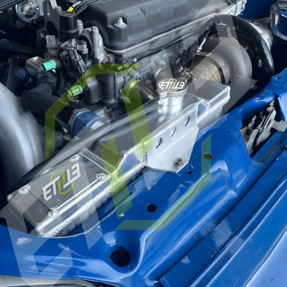 ETi Half-Size Aluminum Radiator – Honda Civic EG & EK (1992-2000)