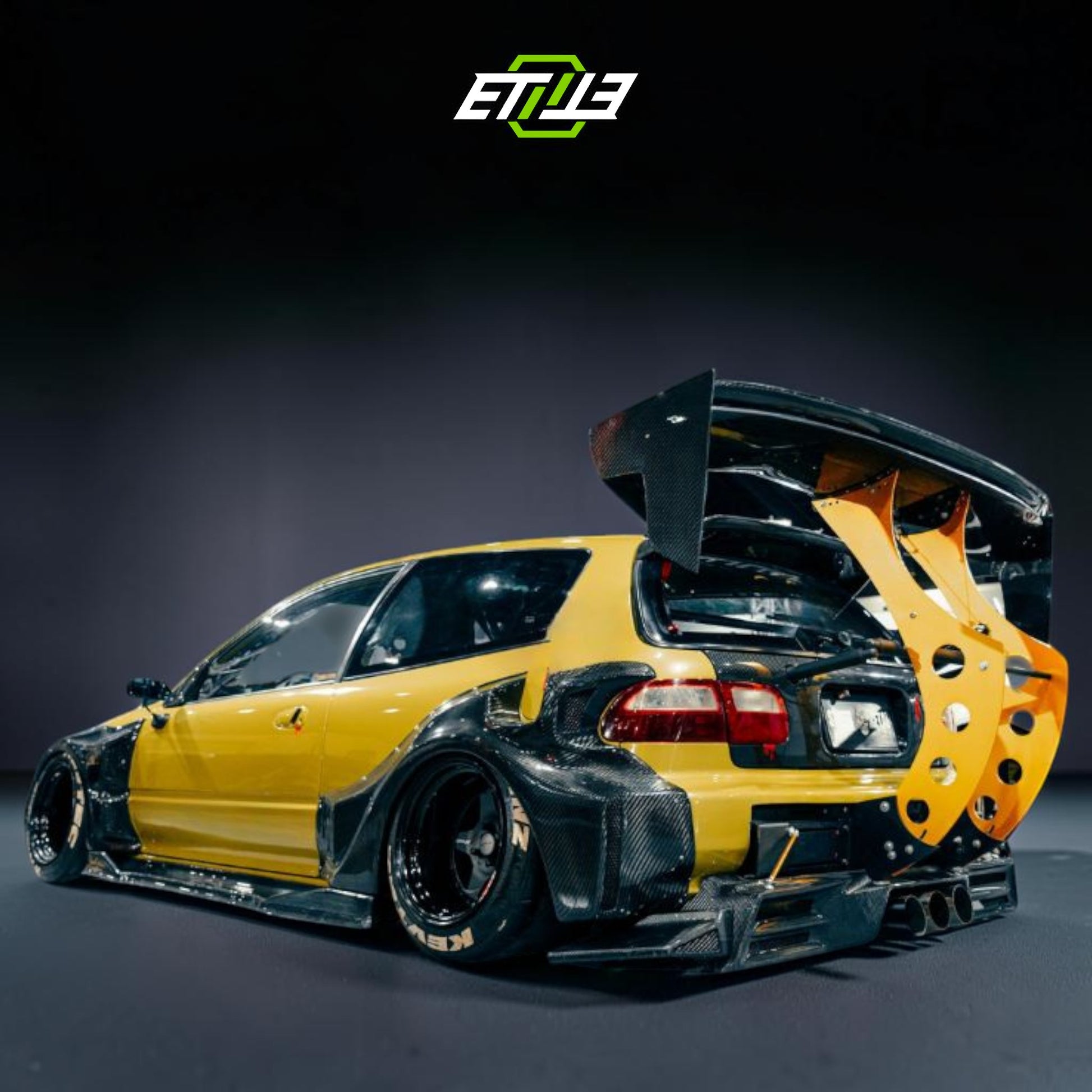 ETi Honda Civic EG Carbon Fiber Widebody Kit | Shopifydevstudio