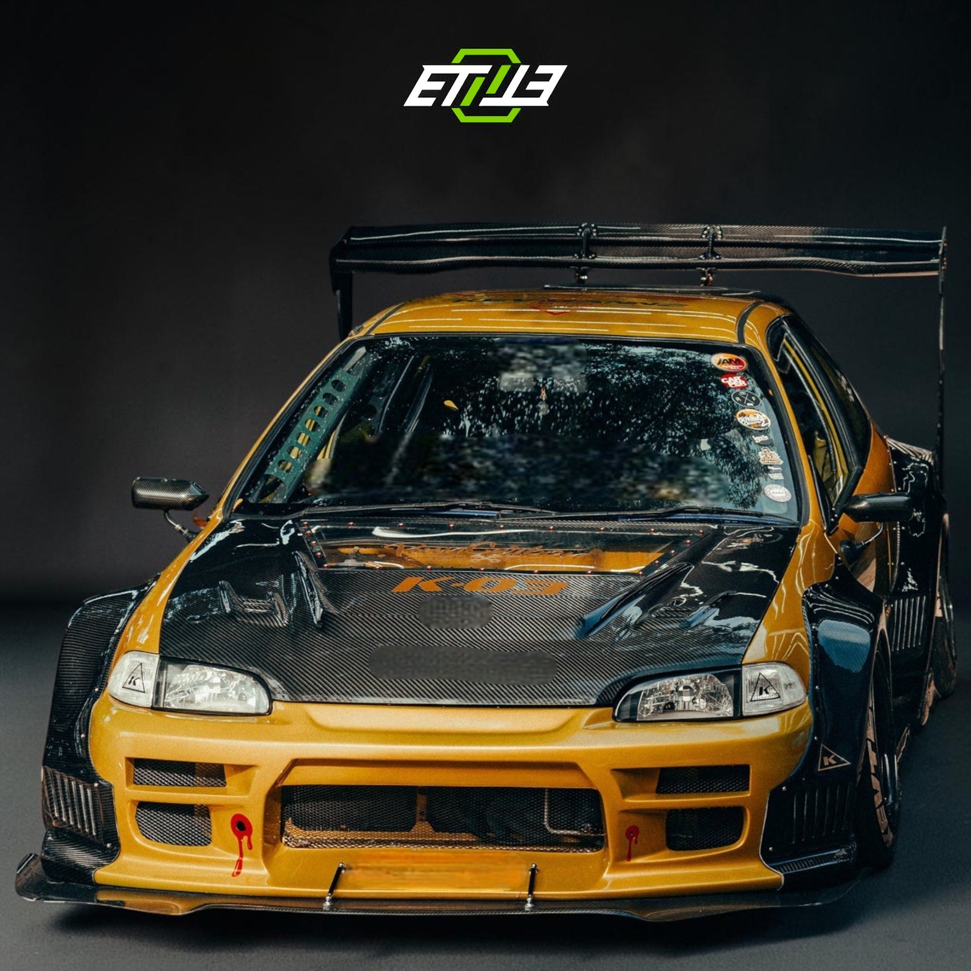 ETi Honda Civic EG Carbon Fiber Widebody Kit | Shopifydevstudio