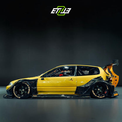 ETi Honda Civic EG Carbon Fiber Widebody Kit | Shopifydevstudio