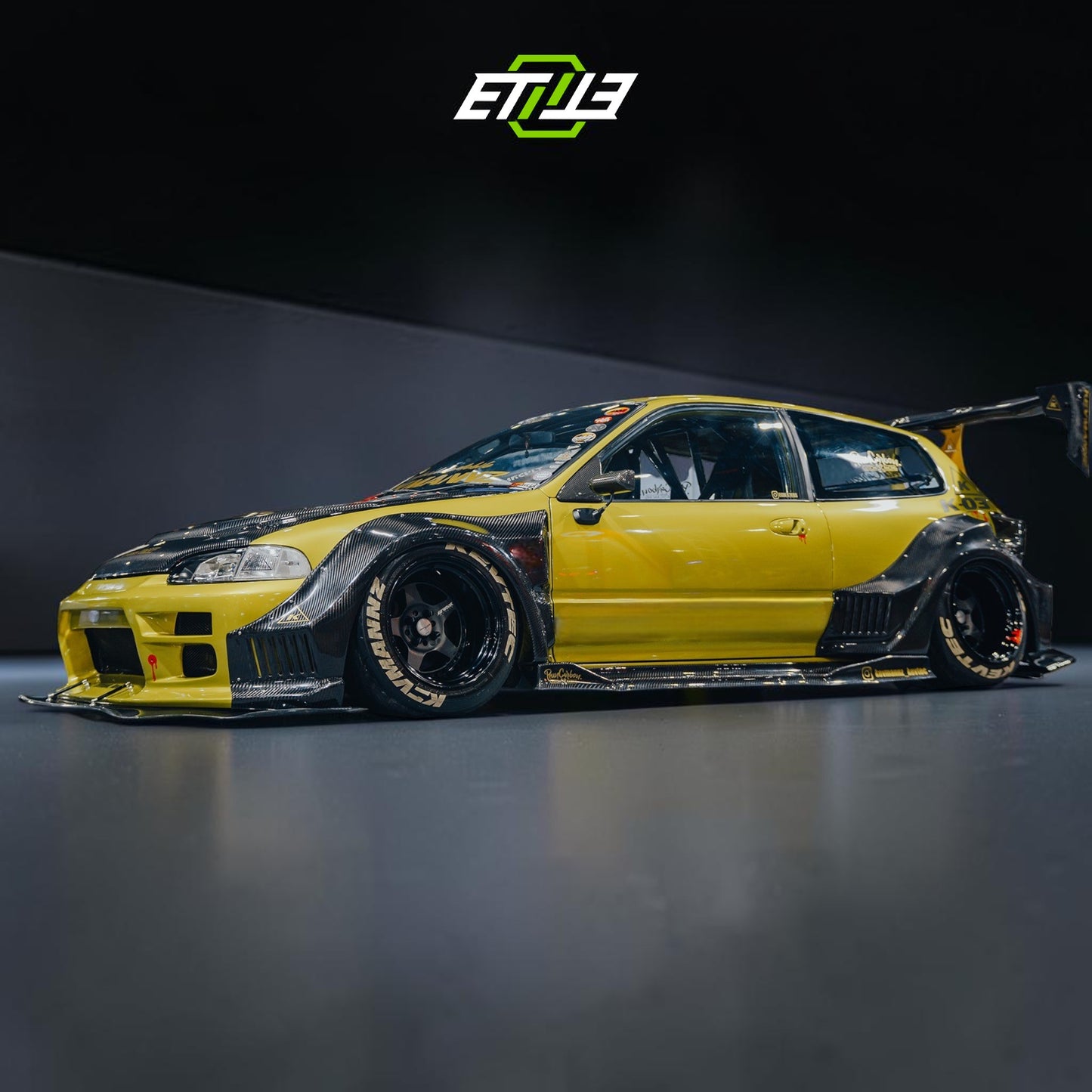 ETi Honda Civic EG Carbon Fiber Widebody Kit | Shopifydevstudio