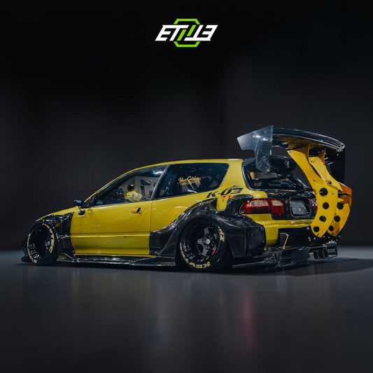 ETi Honda Civic EG Carbon Fiber Widebody Kit | Shopifydevstudio