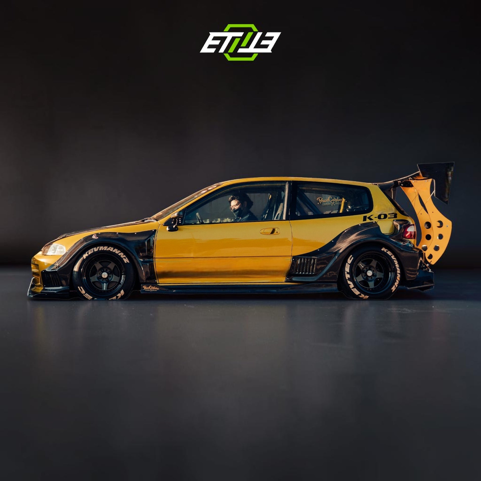 ETi Honda Civic EG Carbon Fiber Widebody Kit | Shopifydevstudio