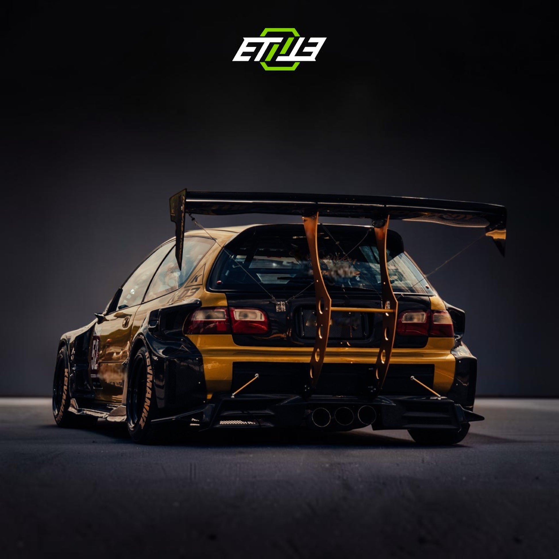 ETi Honda Civic EG Carbon Fiber Widebody Kit | Shopifydevstudio