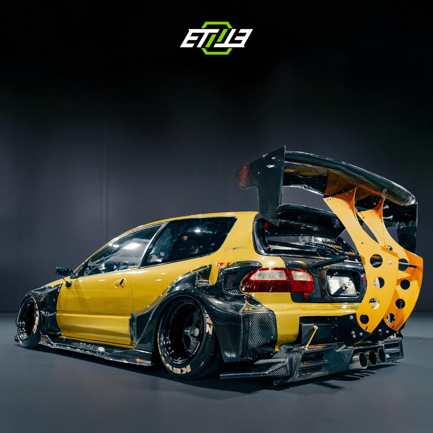 ETi Honda Civic EG Carbon Fiber Widebody Kit | Shopifydevstudio