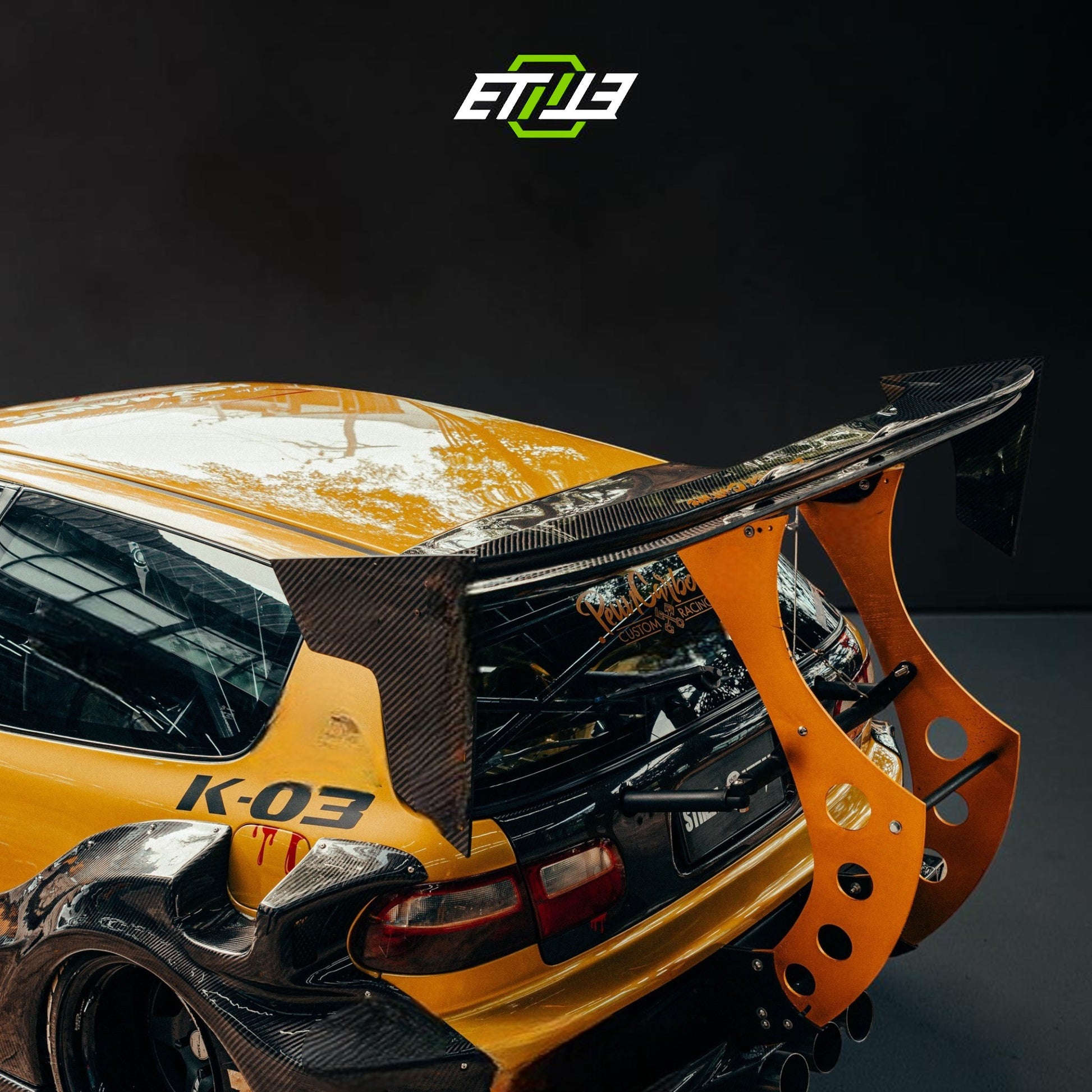 ETi Honda Civic EG Carbon Fiber Widebody Kit | Shopifydevstudio