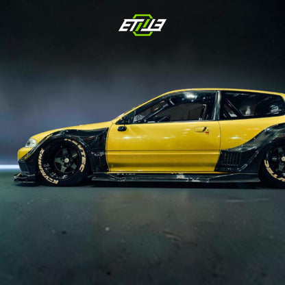 ETi Honda Civic EG Carbon Fiber Widebody Kit | Shopifydevstudio