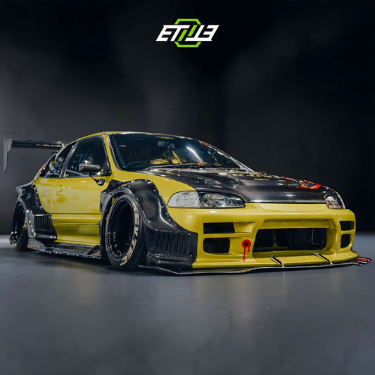 ETi Honda Civic EG Carbon Fiber Widebody Kit