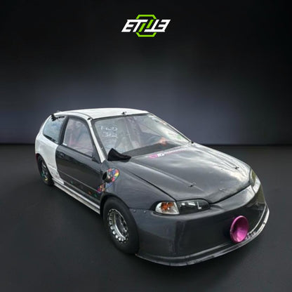ETi Honda Civic EG Dry Carbon Fiber Drag Racing Body Kit | Shopifydevstudio
