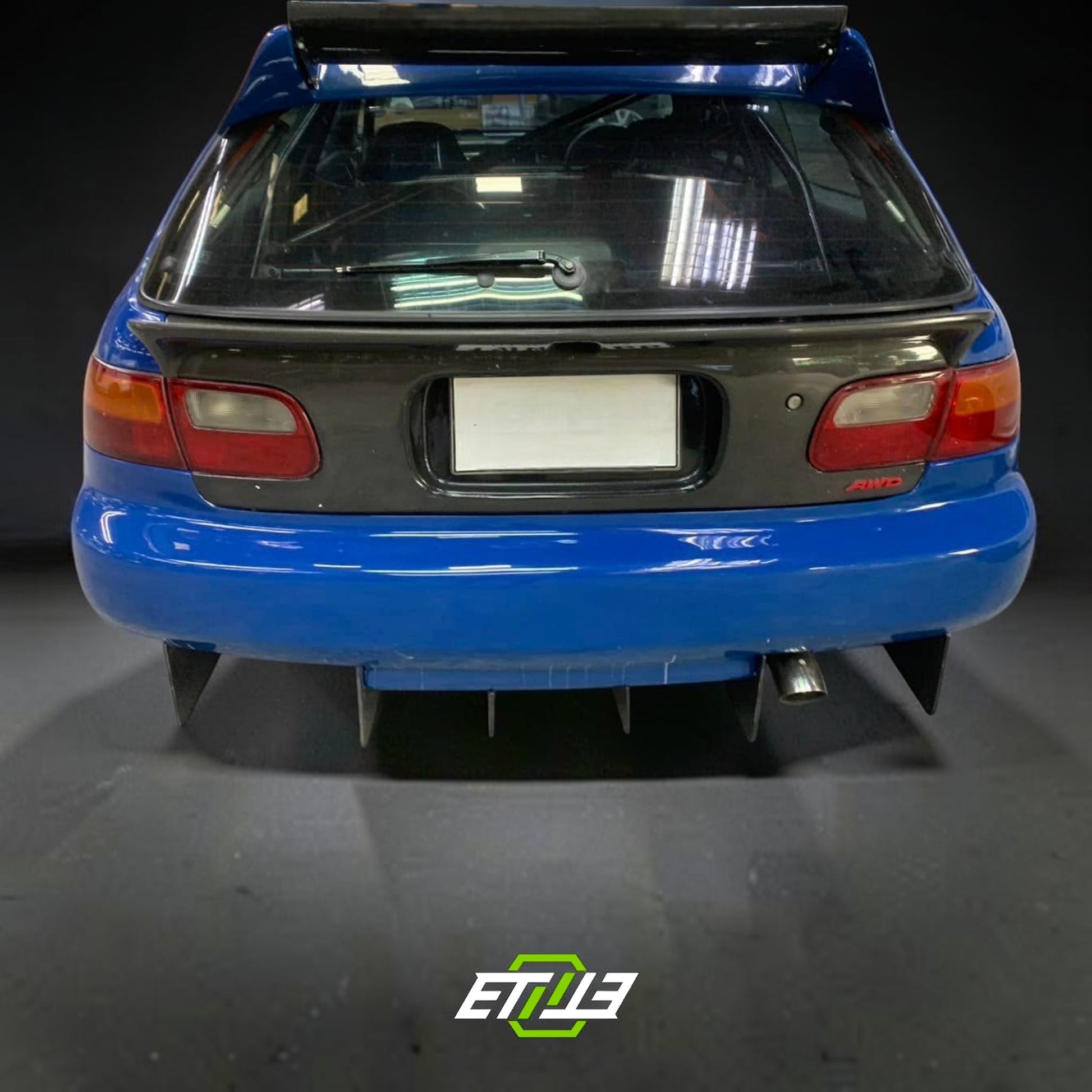 ETi Honda Civic EG Dry Carbon Fiber Drag Racing Body Kit | Shopifydevstudio