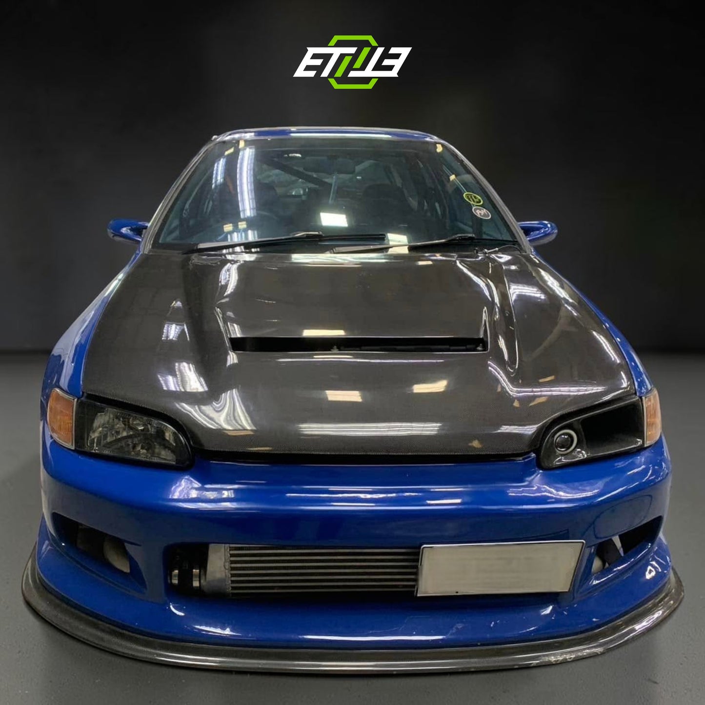 ETi Honda Civic EG Dry Carbon Fiber Drag Racing Body Kit | Shopifydevstudio