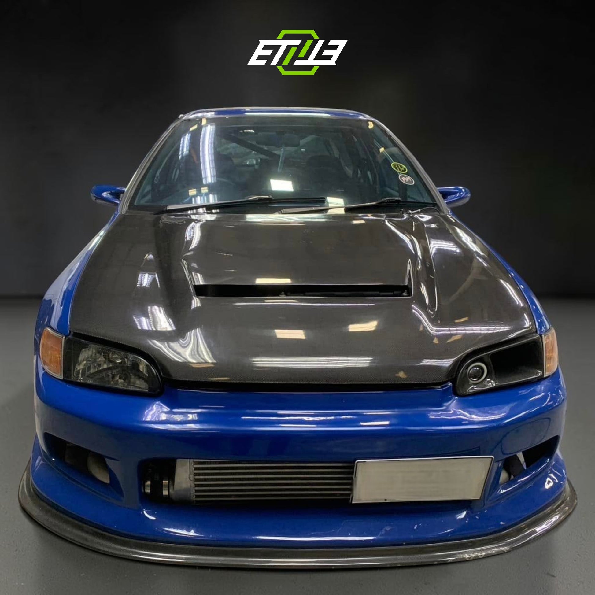 ETi Honda Civic EG Dry Carbon Fiber Drag Racing Body Kit | Shopifydevstudio
