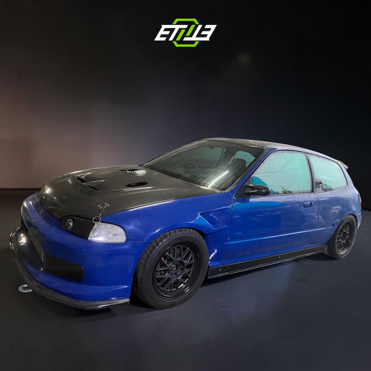 ETi Honda Civic EG Dry Carbon Fiber Drag Racing Body Kit