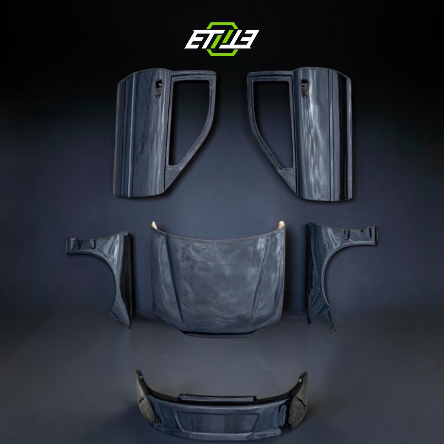 ETi Honda Civic EG Dry Carbon Fiber Drag Racing Body Kit | Shopifydevstudio