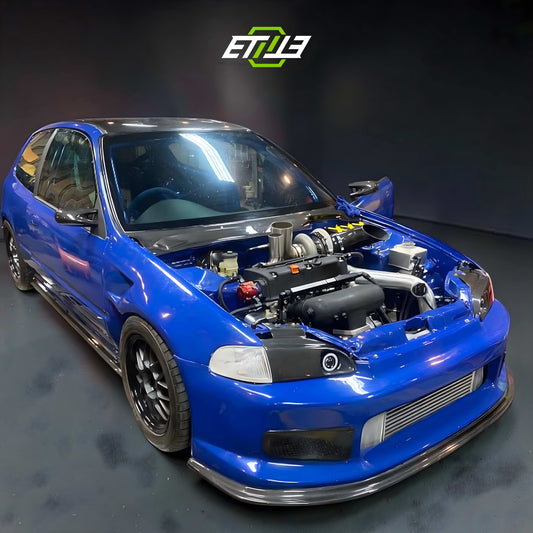 ETi Honda Civic EG Dry Carbon Fiber Drag Racing Body Kit