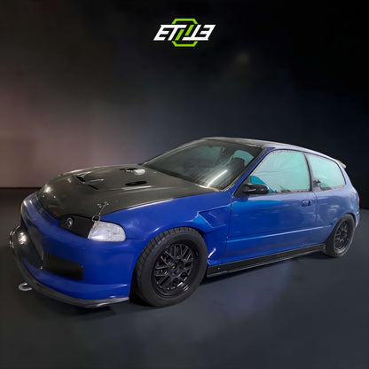 ETi Honda Civic EG Dry Carbon Fiber Drag Racing Body Kit