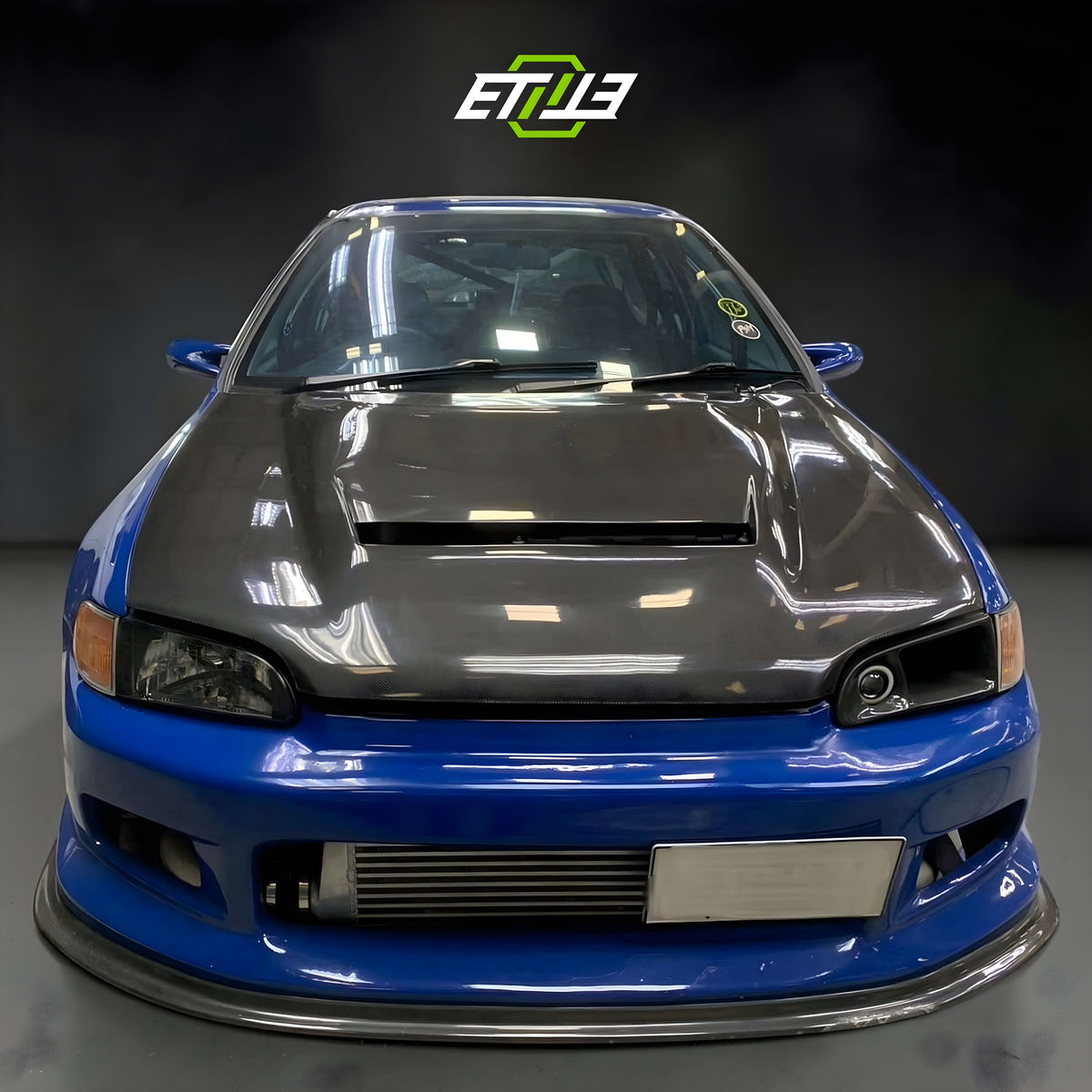 ETi Honda Civic EG Dry Carbon Fiber Drag Racing Body Kit
