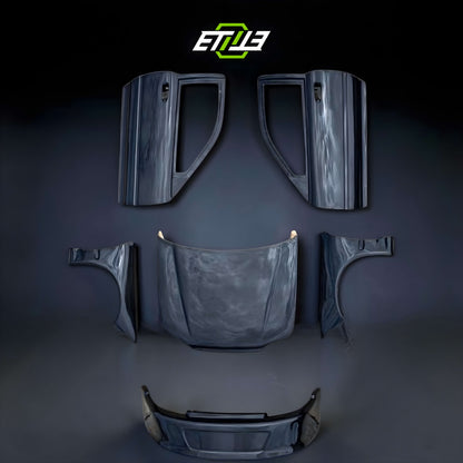 ETi Honda Civic EG Dry Carbon Fiber Drag Racing Body Kit