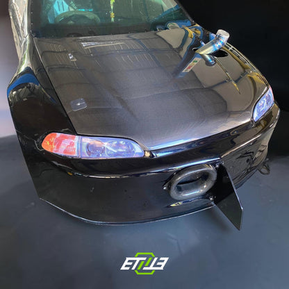ETi Honda Civic EG Dry Carbon Fiber Drag Racing Bumper | Shopifydevstudio