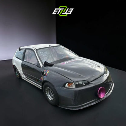 ETi Honda Civic EG Dry Carbon Fiber Drag Racing Front Fender | Shopifydevstudio