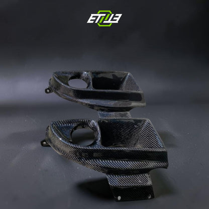 ETi Honda Civic EG Headlight Air Intake Vents (Dry Carbon) | Shopifydevstudio