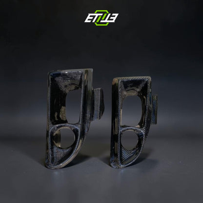 ETi Honda Civic EG Headlight Air Intake Vents (Dry Carbon) | Shopifydevstudio