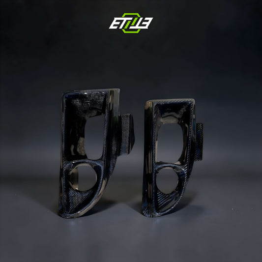 ETi Honda Civic EG Headlight Air Intake Vents (Dry Carbon)