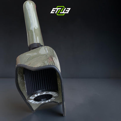 ETi Honda Civic EK/EG Carbon Fiber Intake Pipe + Air Filter | Shopifydevstudio