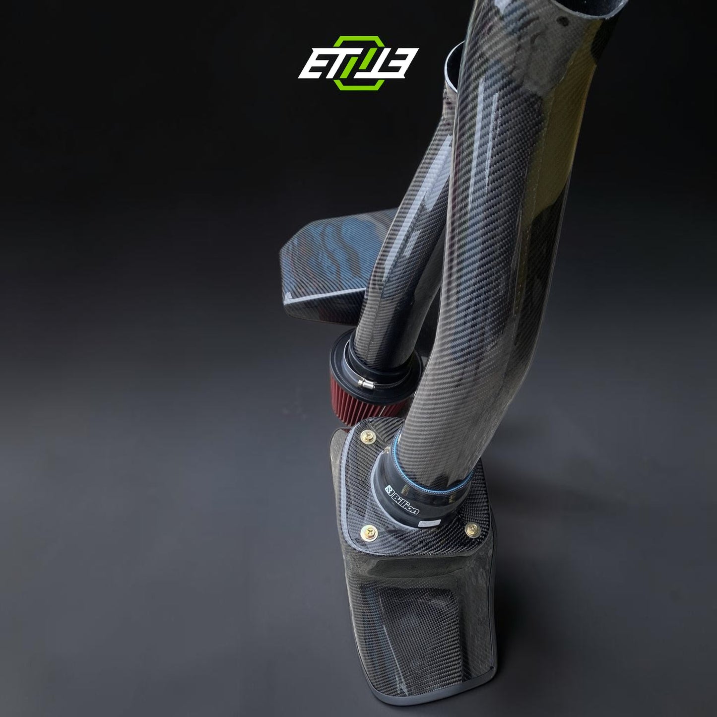 ETi Honda Civic EK/EG Carbon Fiber Intake Pipe + Air Filter | Shopifydevstudio