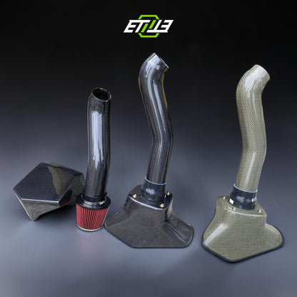 ETi Honda Civic EK/EG Carbon Fiber Intake Pipe + Air Filter | Shopifydevstudio