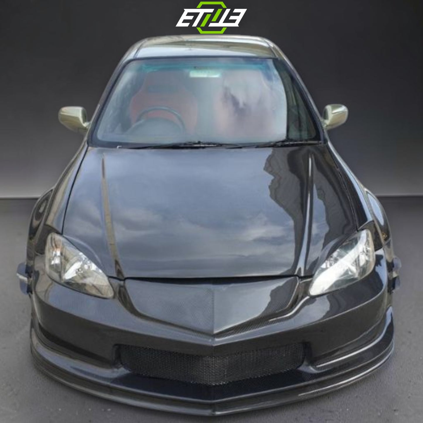 ETi Honda Civic EK 2/4-Door Carbon Fiber Drag Stance Front Bumper | Shopifydevstudio