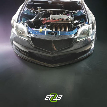ETi Honda Civic EK 2/4-Door Carbon Fiber Drag Stance Front Bumper | Shopifydevstudio