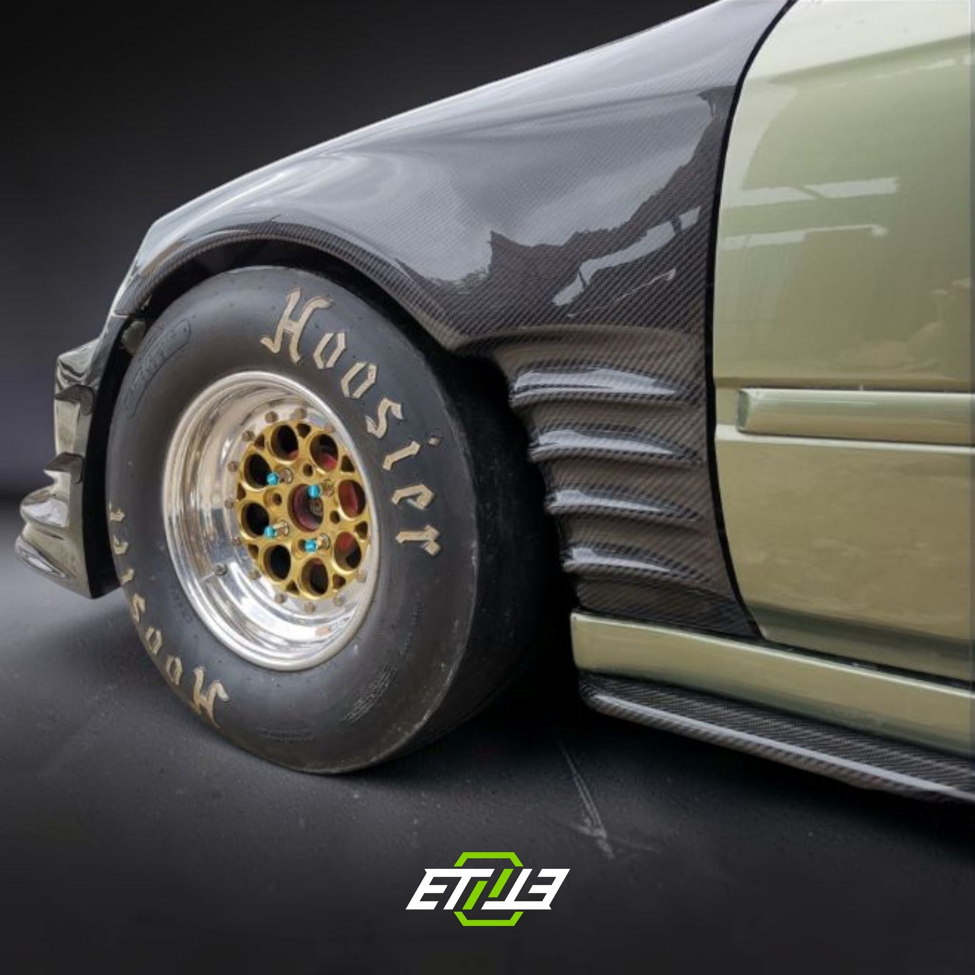 ETi Honda Civic EK Drag Stance Carbon Fiber Widebody Kit | Shopifydevstudio