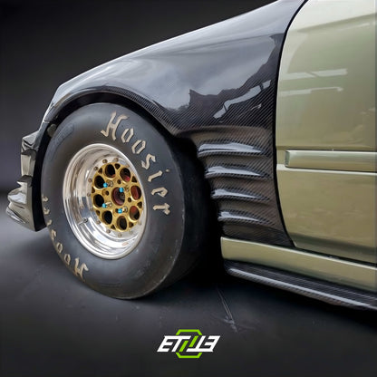 ETi Honda Civic EK Drag Stance Carbon Fiber Widebody Kit