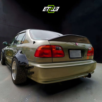 ETi Honda Civic EK Drag Stance Carbon Fiber Widebody Kit
