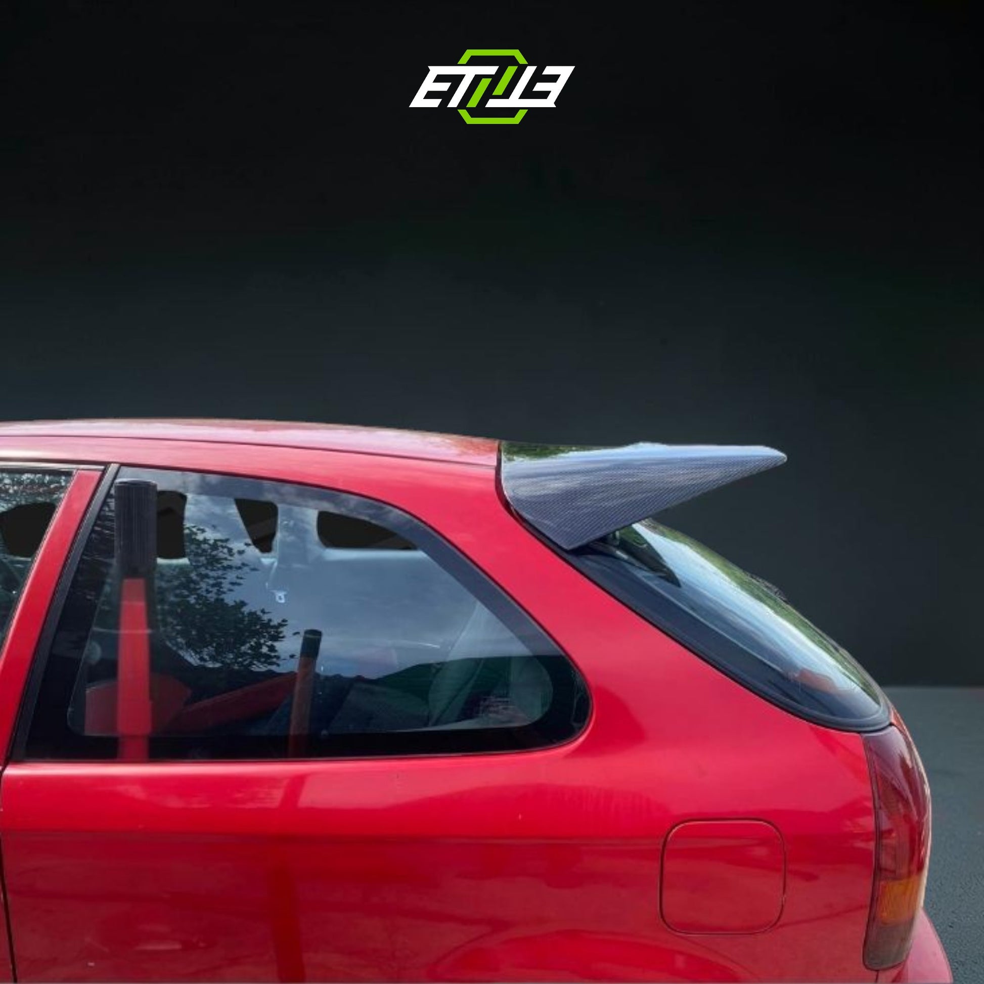 ETi Honda Civic EK Racing Wing | Shopifydevstudio