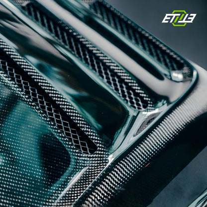 ETi Honda EG Mod X Vented Carbon Fiber Hood