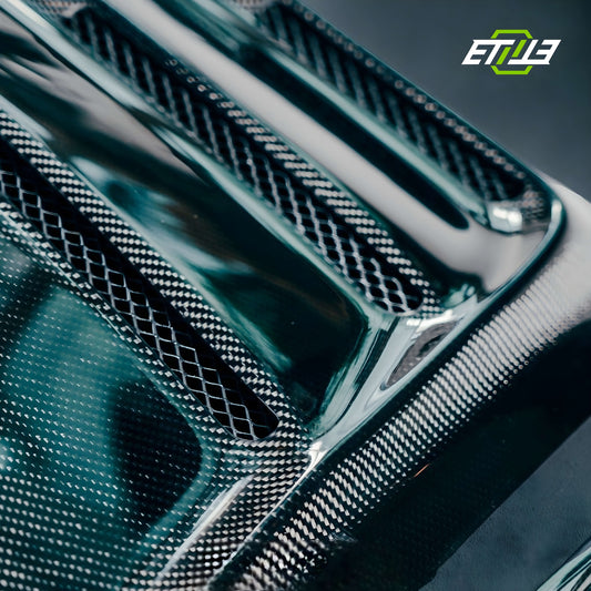 ETi Honda EG Mod X Vented Carbon Fiber Hood