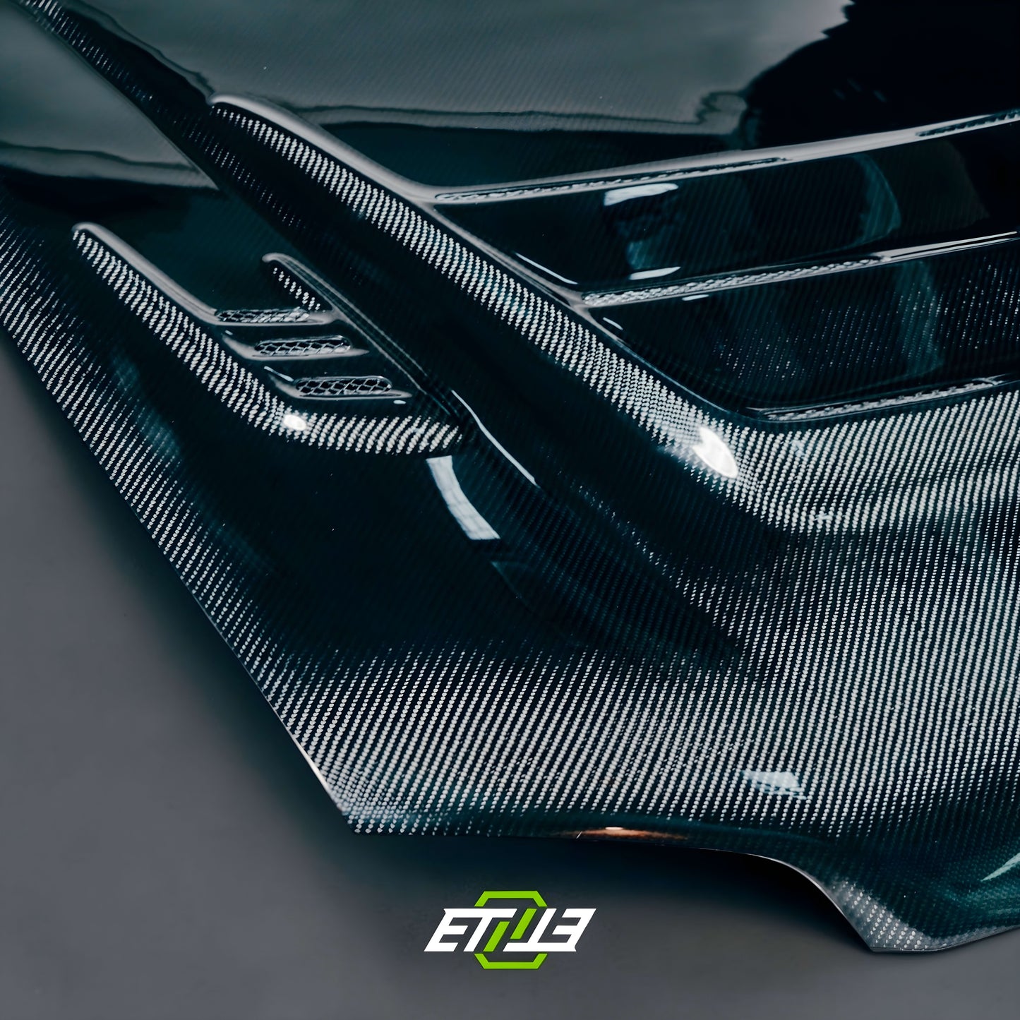 ETi Honda EG Mod X Vented Carbon Fiber Hood