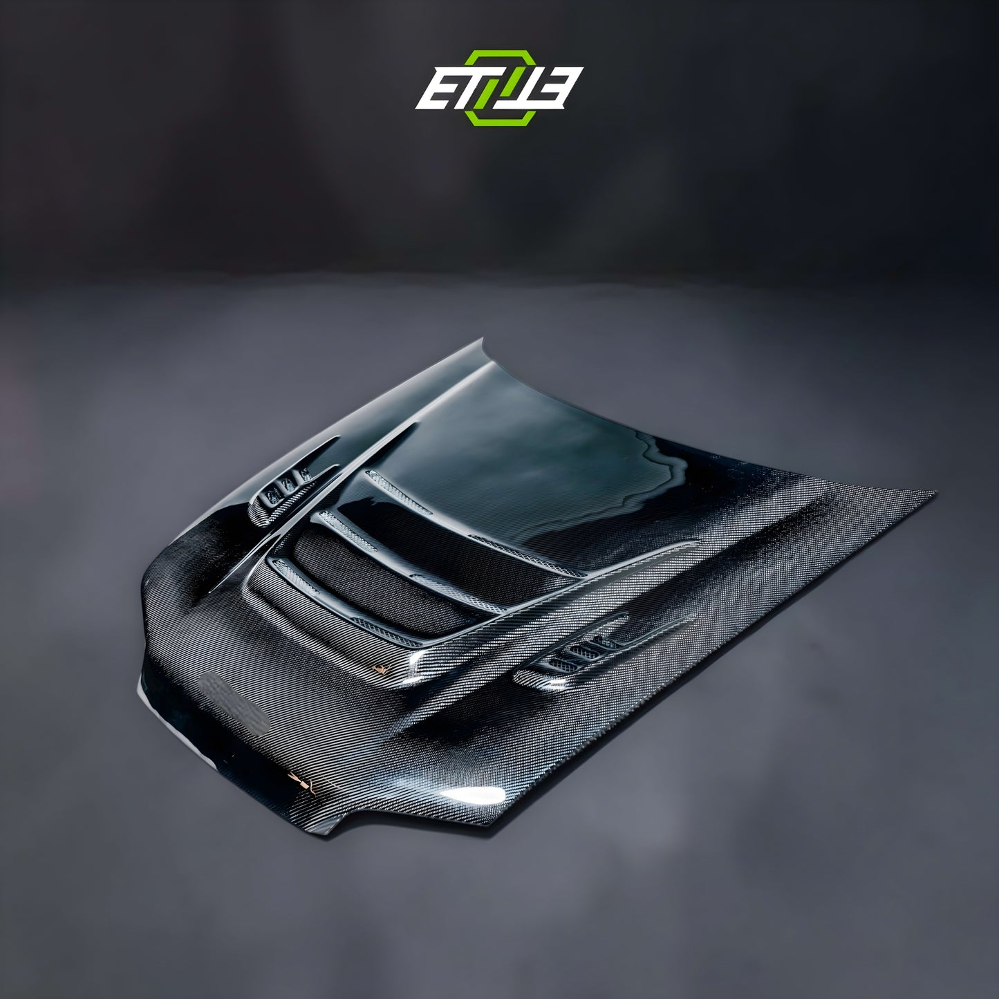 ETi Honda EG Mod X Vented Carbon Fiber Hood