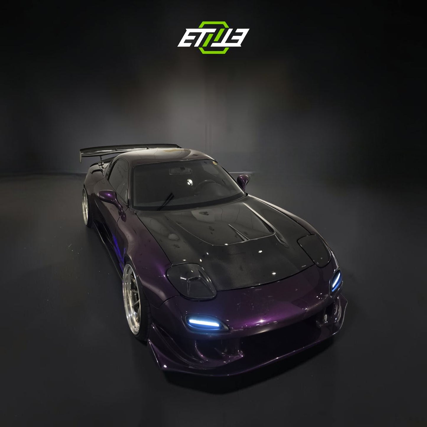 ETi Mazda RX-7 (FD3S) ETi Style Carbon Fiber Hood